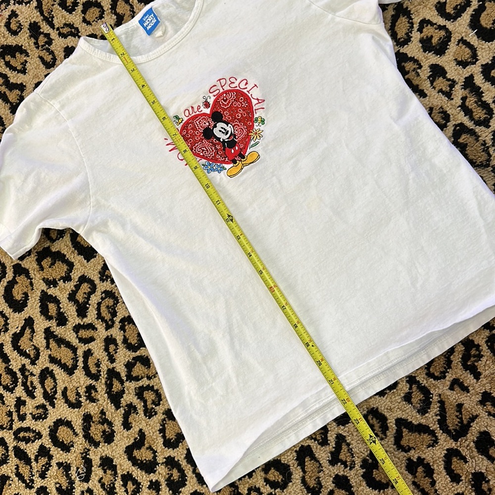 Vintage Embroidered Mickey Mouse Tshirt - Picture 7 of 9
